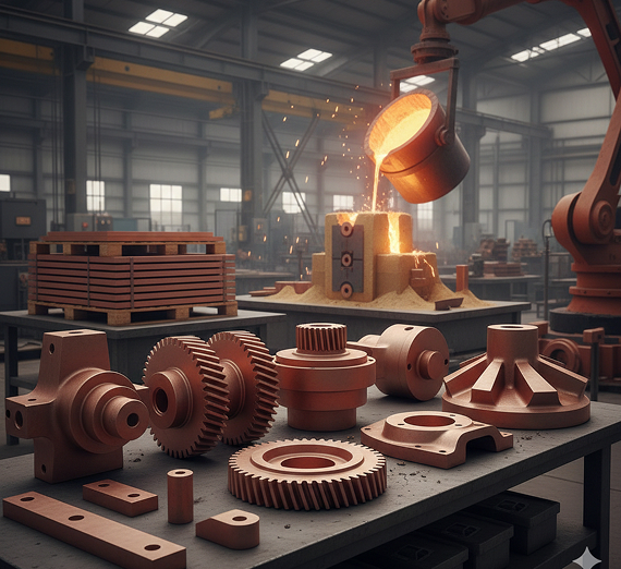 Industrial alloys and castings